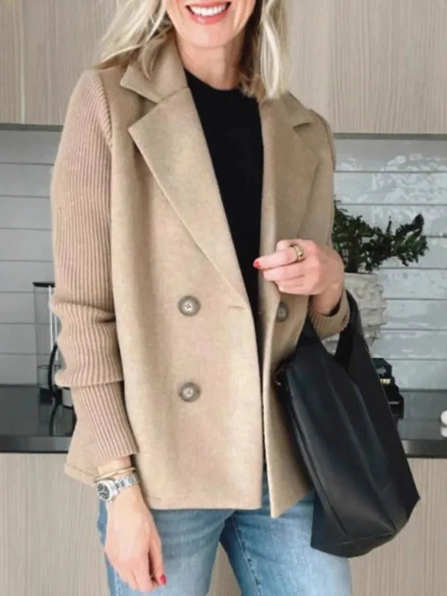 Abrigo de mezcla de cachemira Élise™