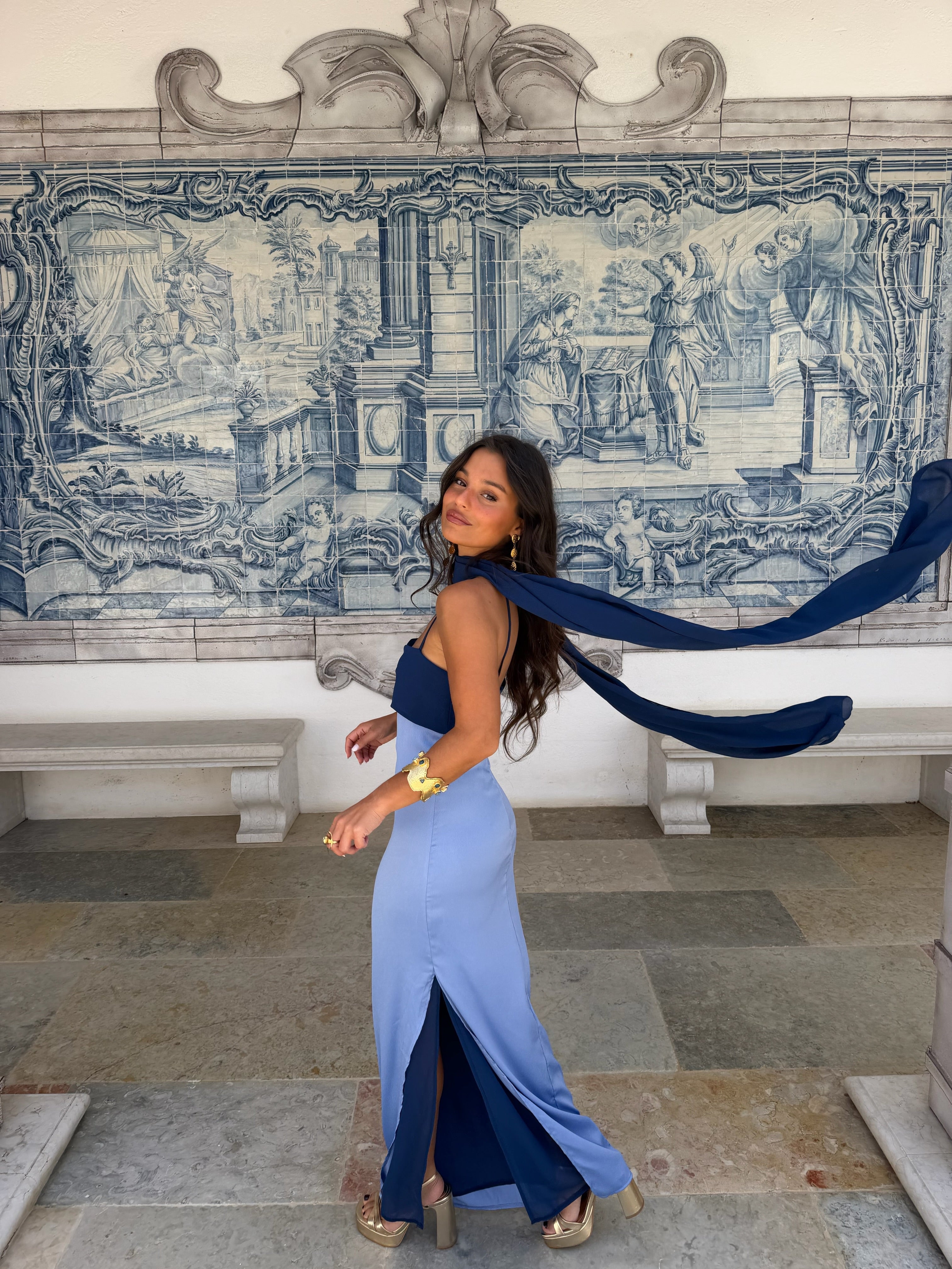 Vestido Zahara en Azul