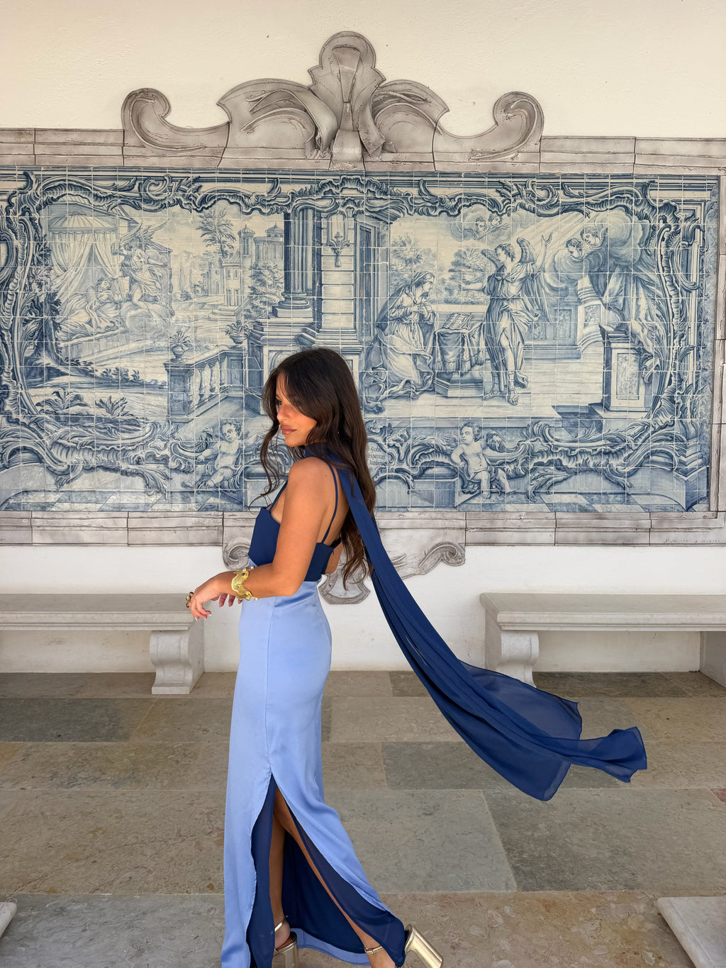 Vestido Zahara en Azul
