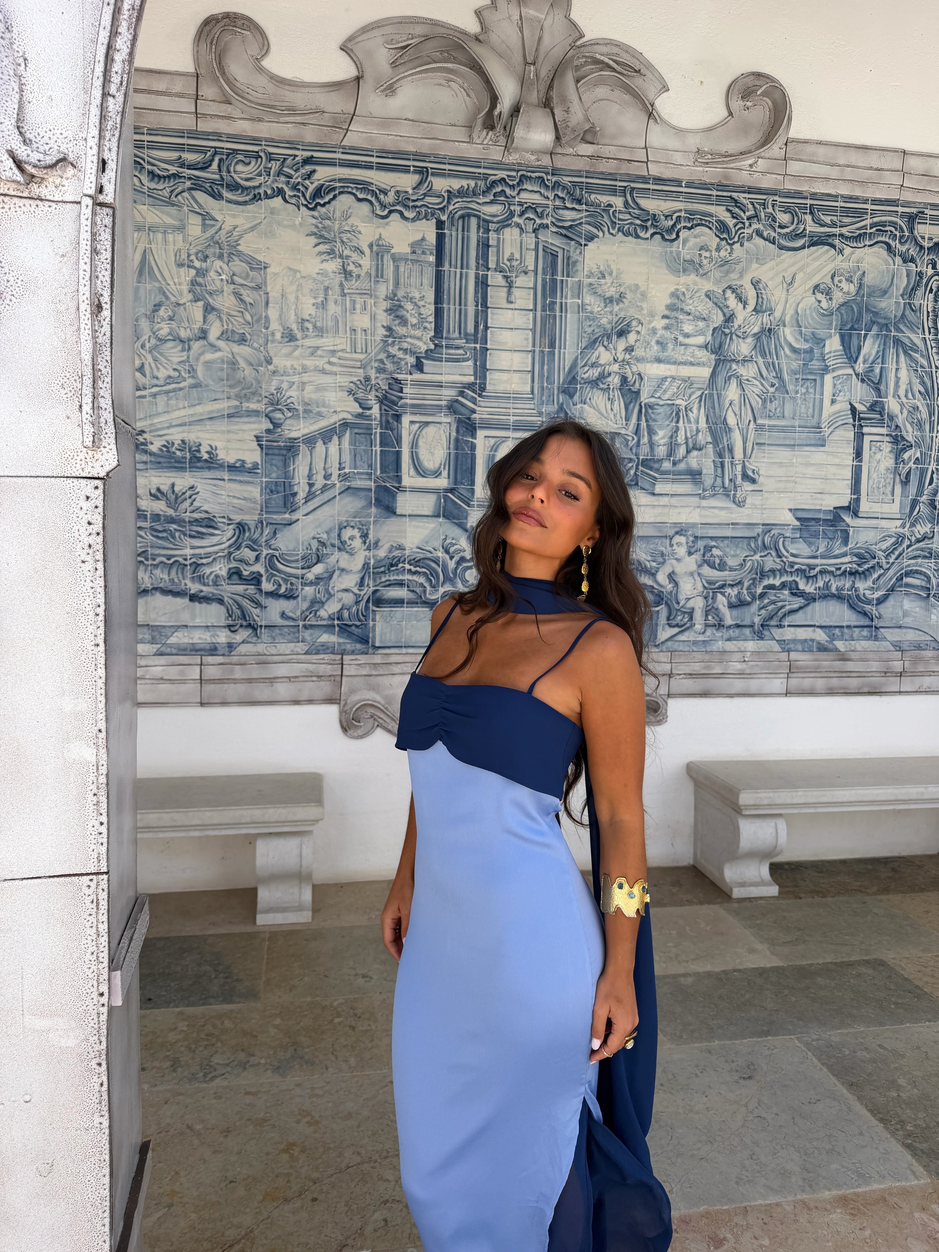 Vestido Zahara en Azul