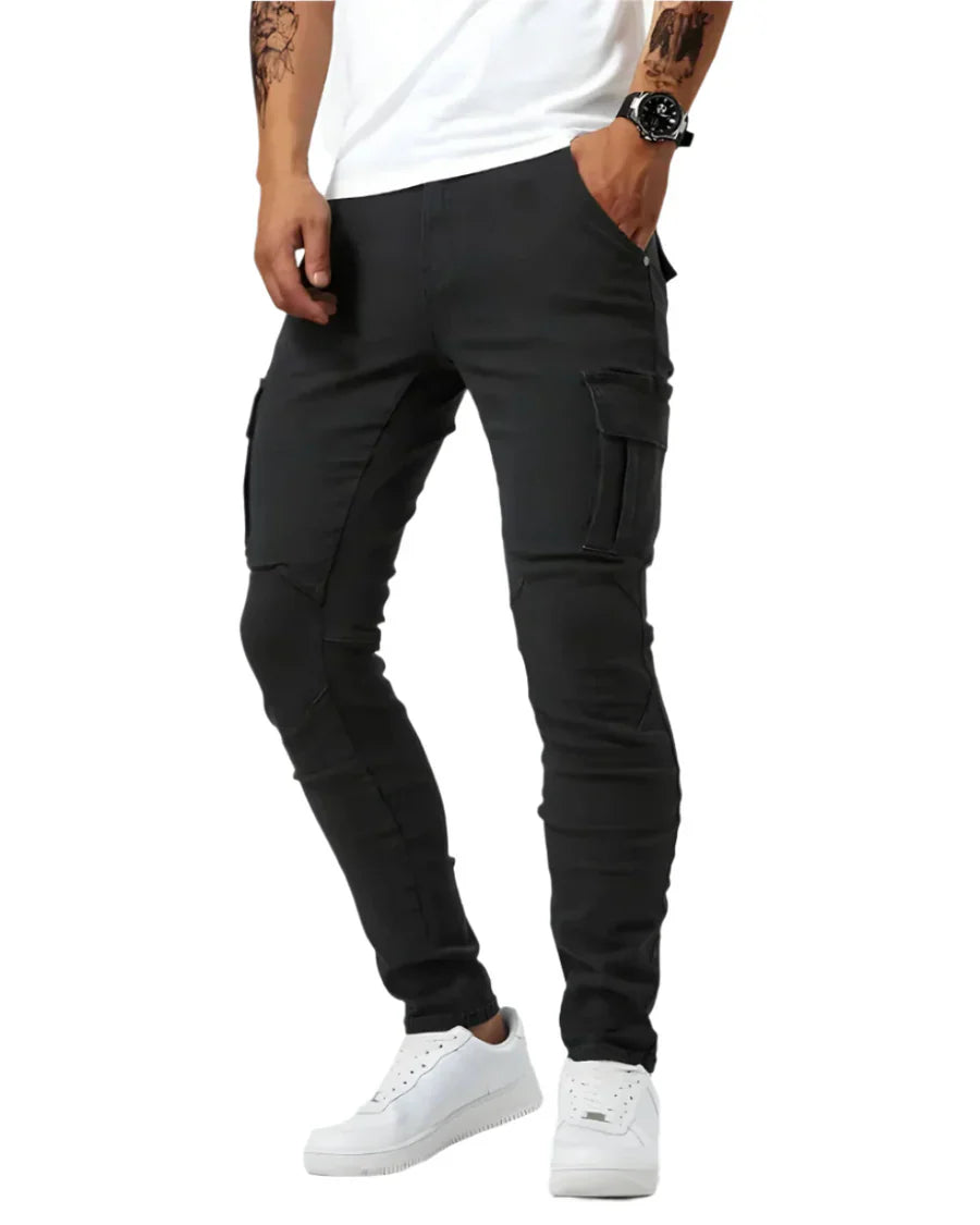 Alex™ | Pantalones cargo elásticos