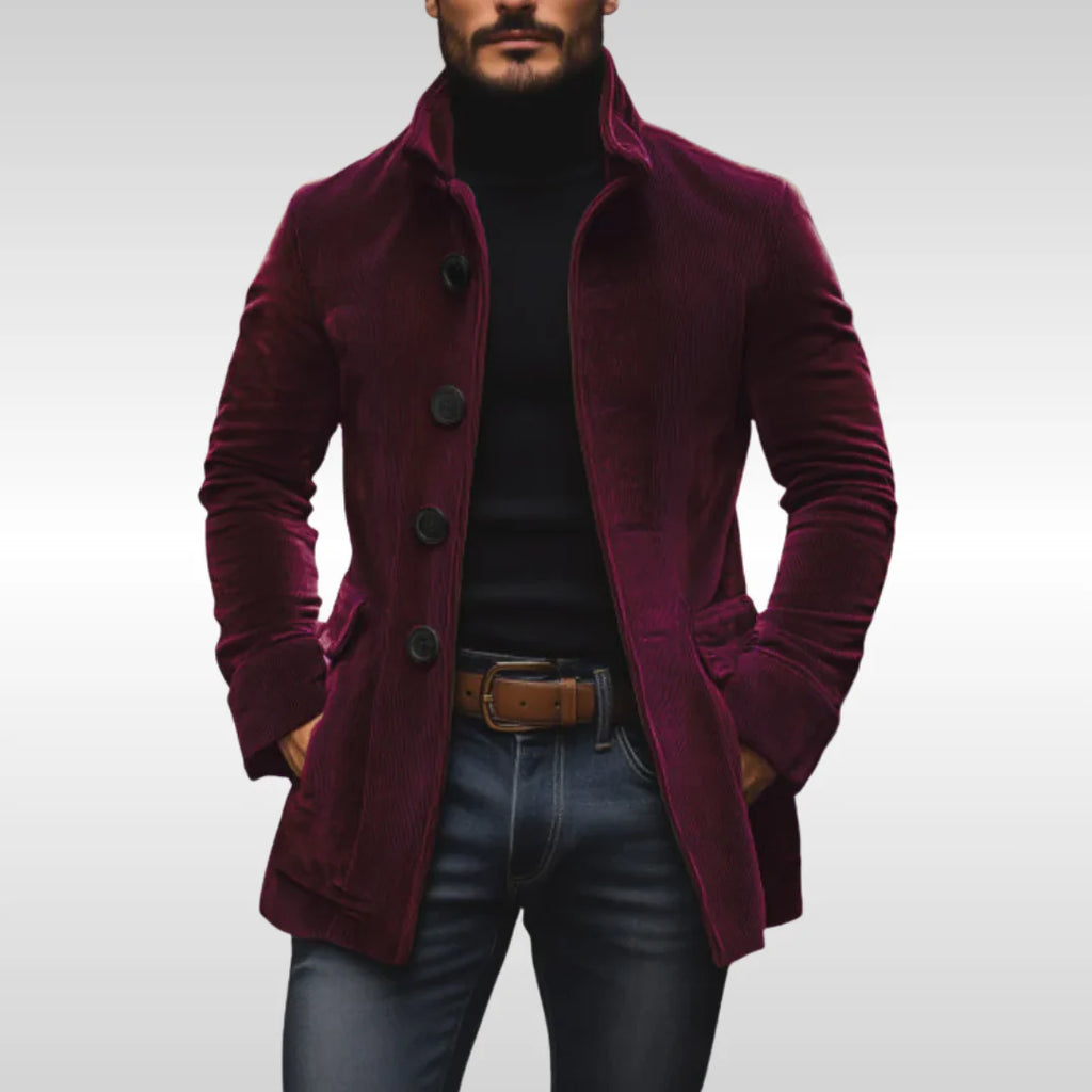 Roberto™ | Chaqueta de algodón acanalado