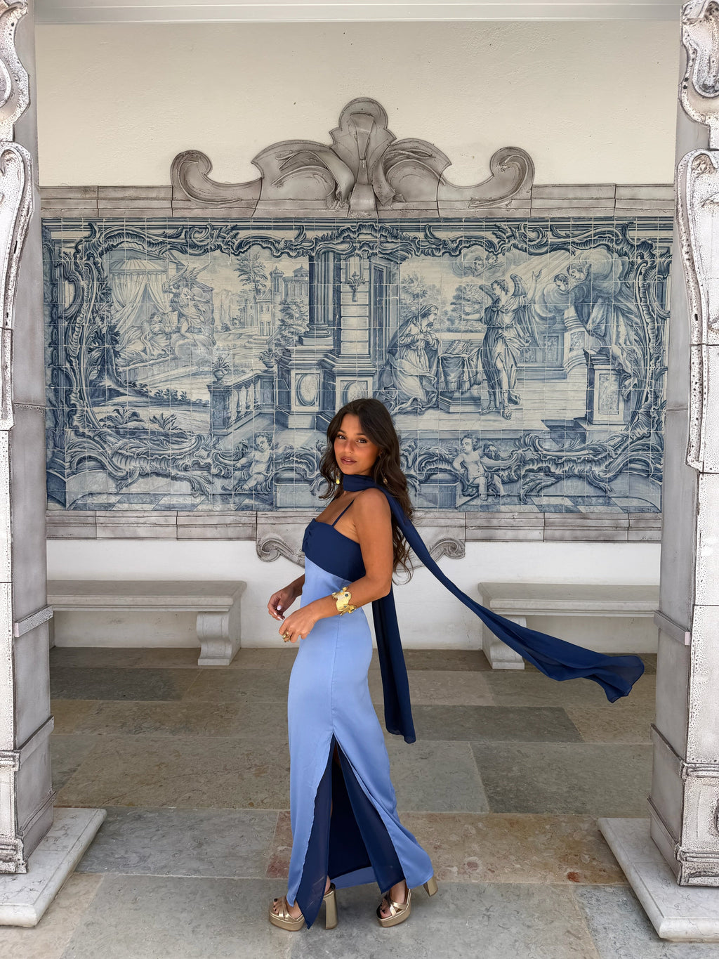 Vestido Zahara en Azul