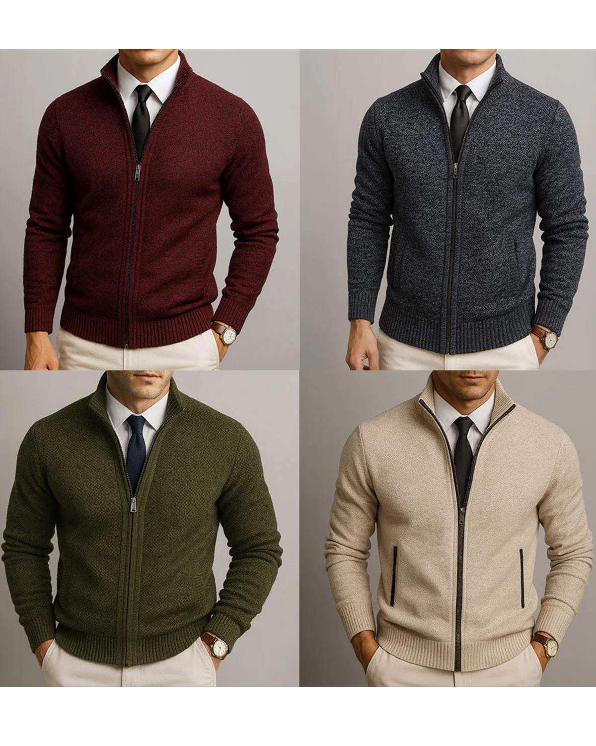 Leandro™ | Cárdigan de lana merino