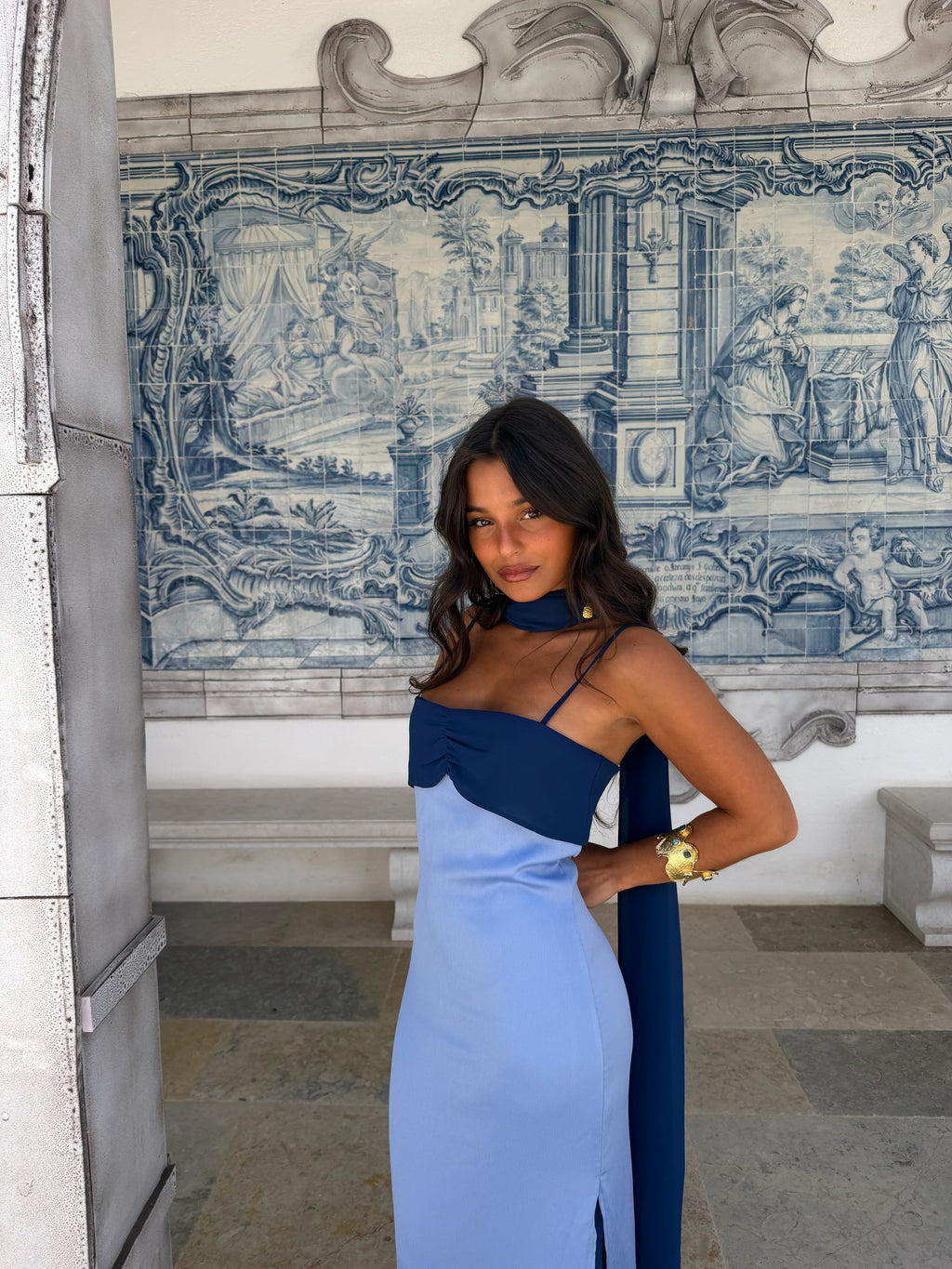 Vestido Zahara en Azul
