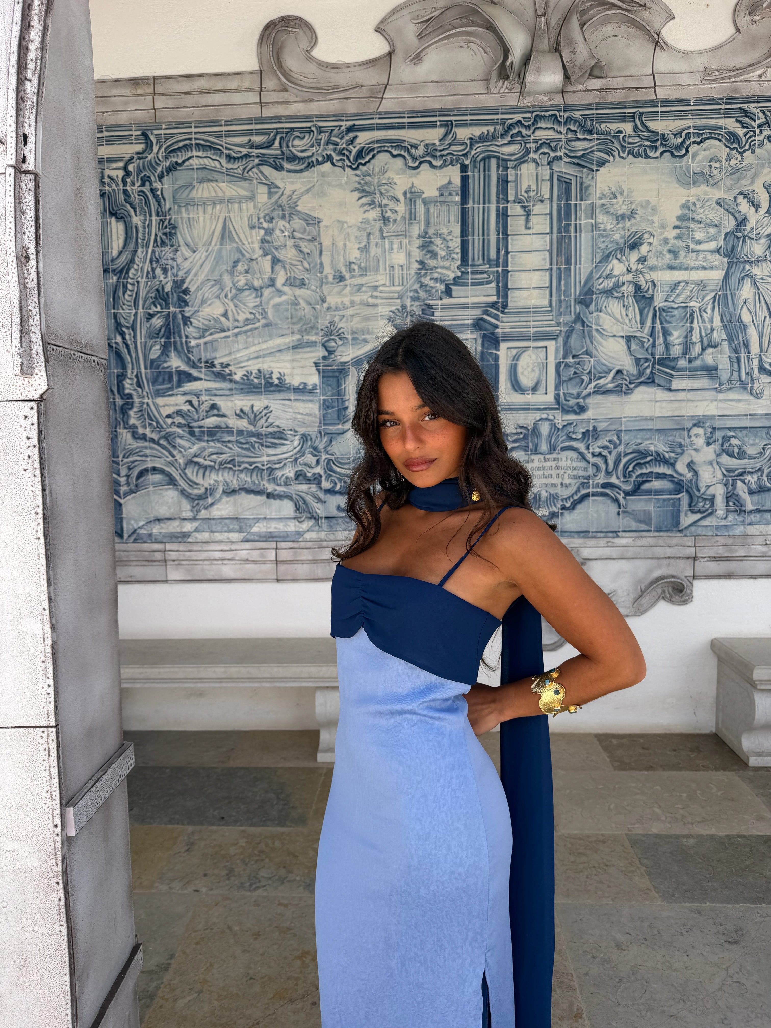 Vestido Zahara en Azul