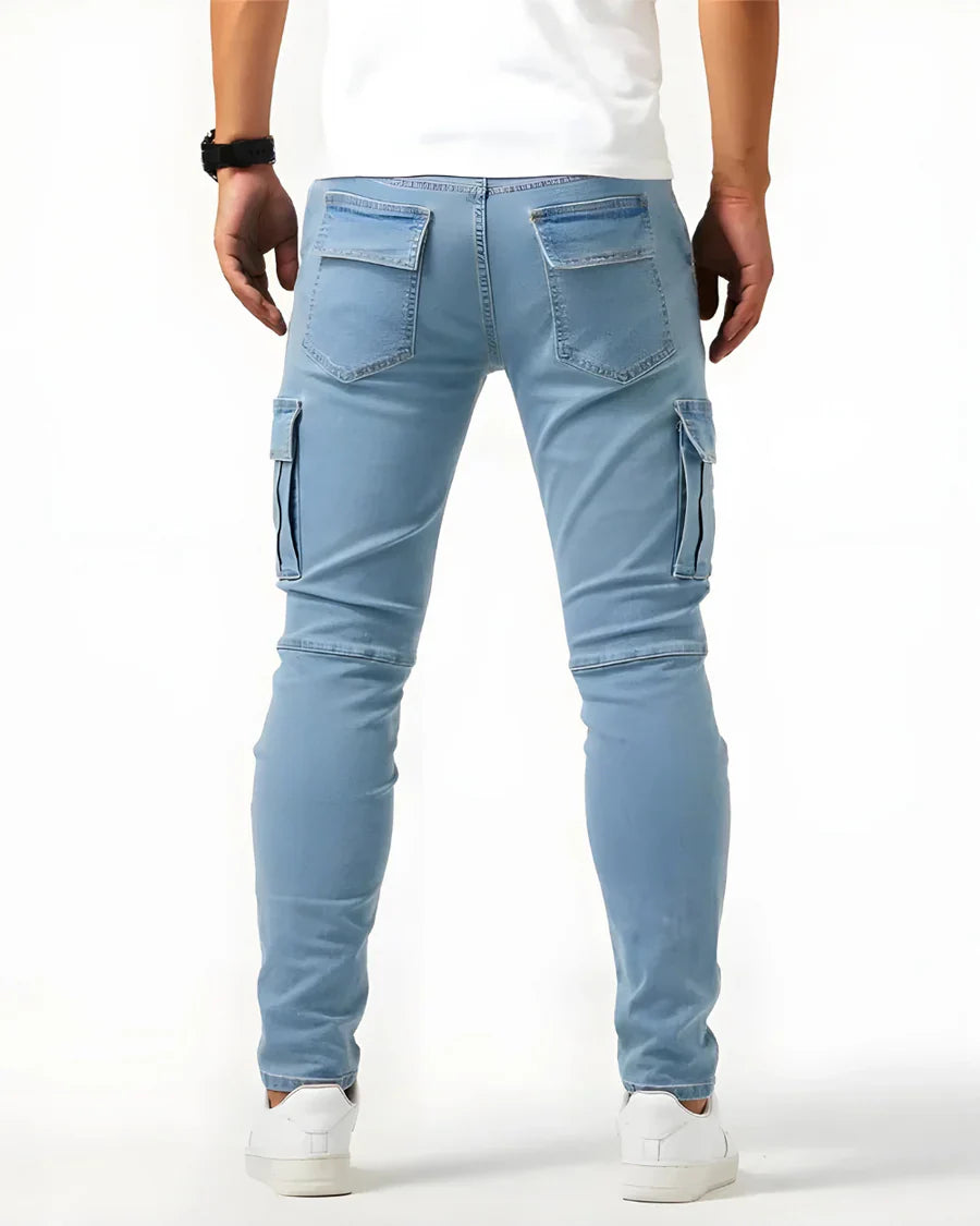 Alex™ | Pantalones cargo elásticos