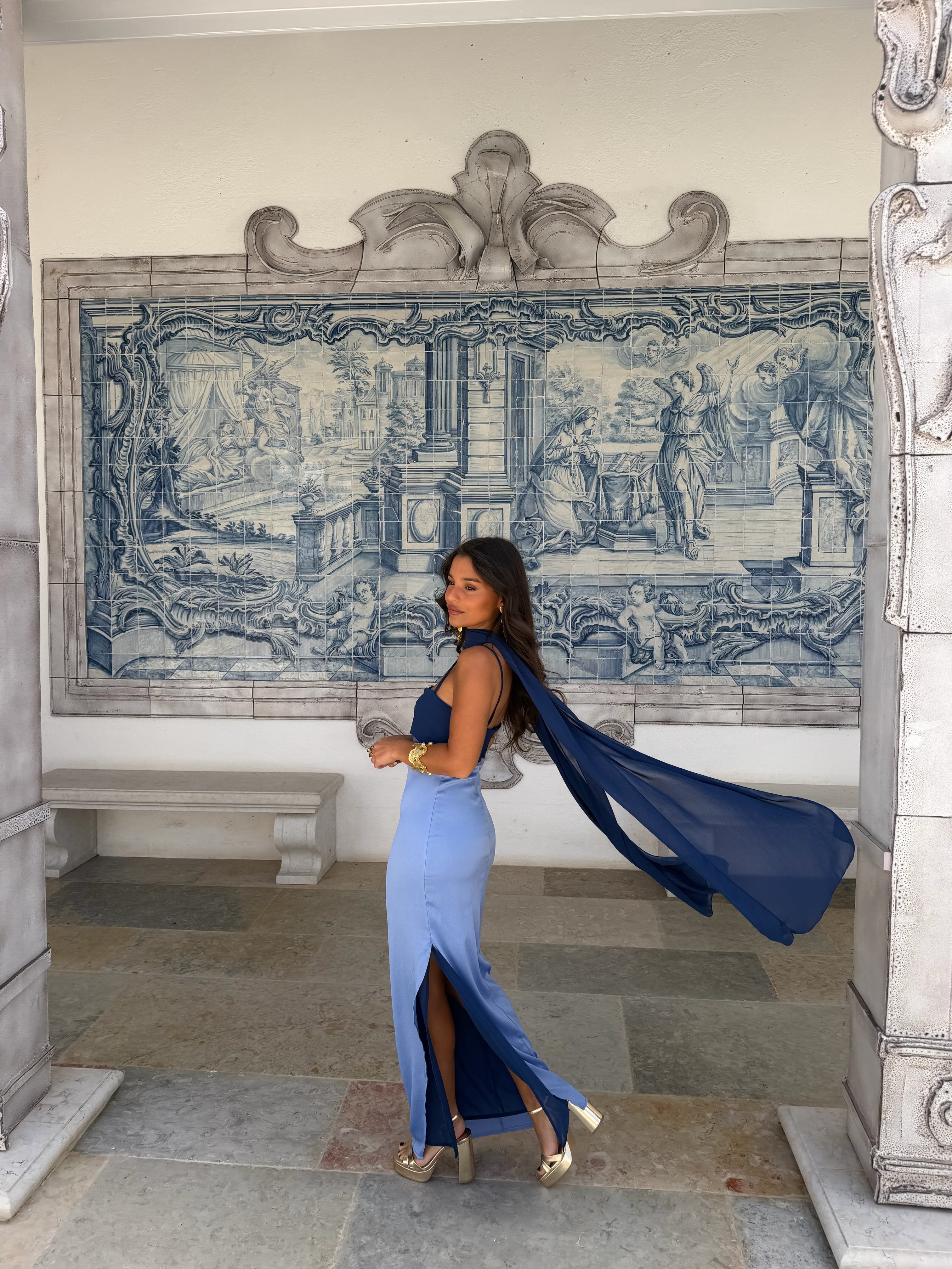 Vestido Zahara en Azul