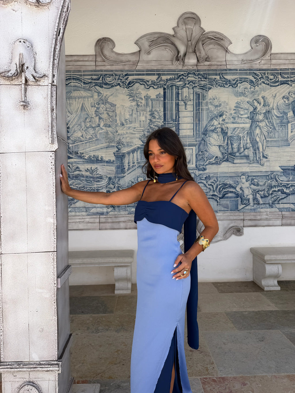 Vestido Zahara en Azul