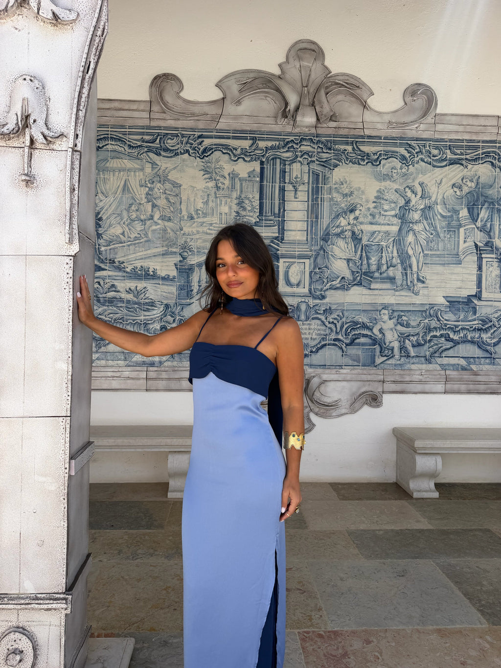 Vestido Zahara en Azul