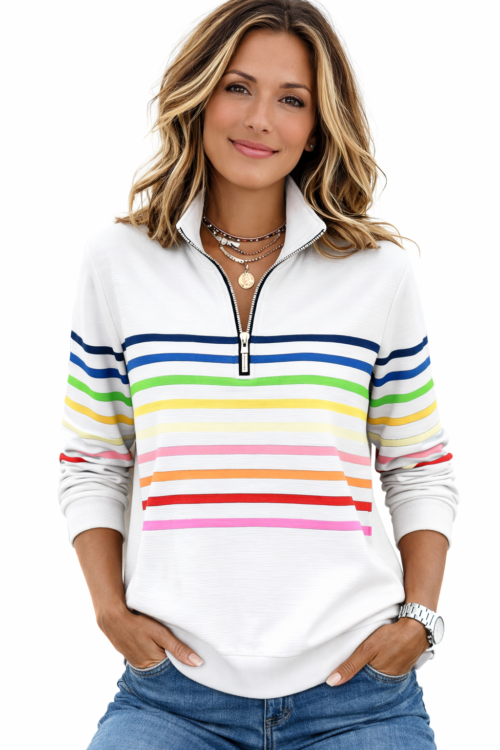 Noelia™ | Jersey Casual Colorido