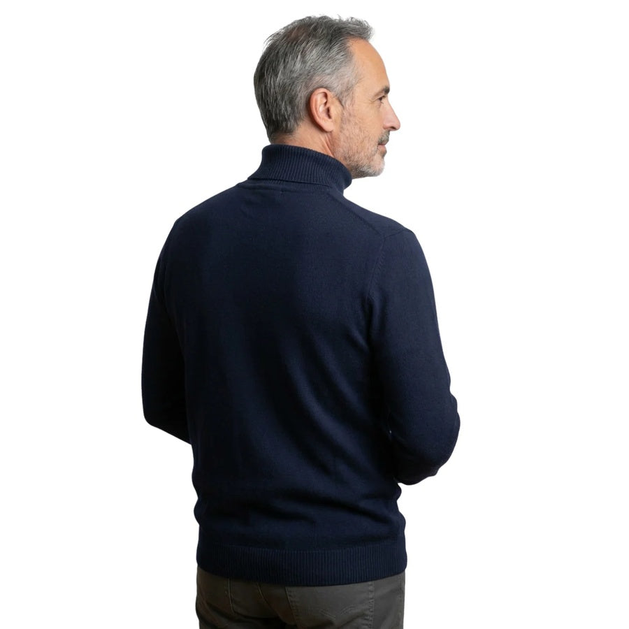 Elton™ | Jersey de cachemira refinado de cuello alto