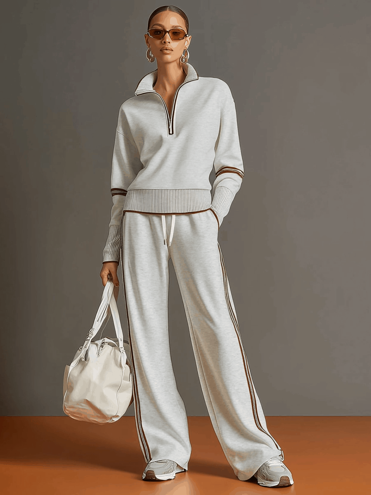 Marietta – Set Elegante con Pantalón de Pierna Ancha