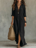 ALBA | Vestido maxi cómodo y elegante con silueta favorecedora