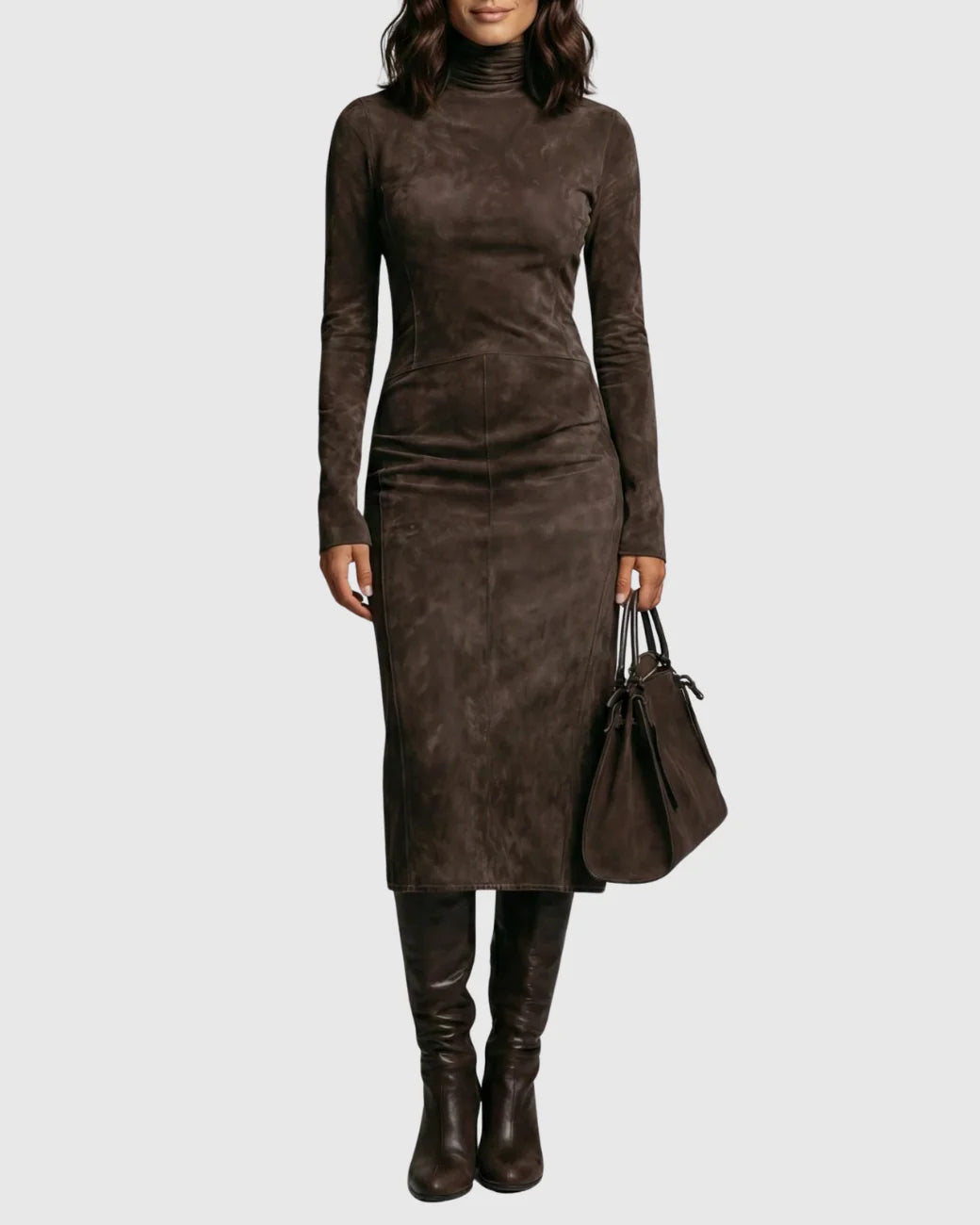 Noelia™ | Elegante vestido terracota