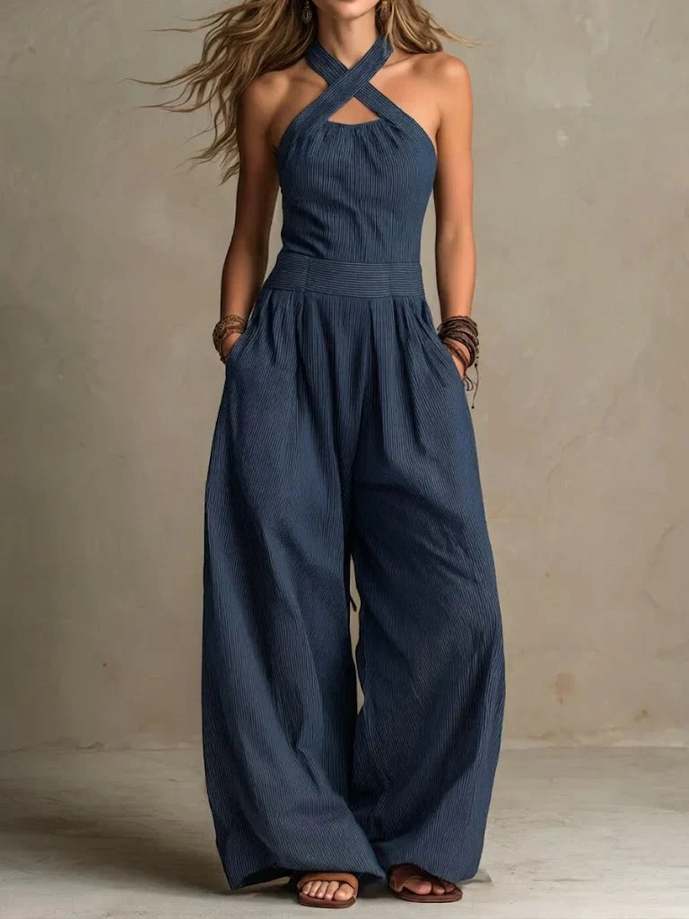 Bianca | Mono Elegante con Escote Cruzado